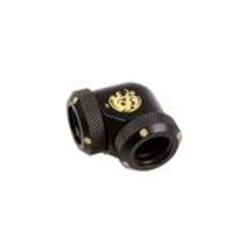 Raccord coudé Bitspower 90° Multi-Link Carbon Black pour tube rigide G1/4