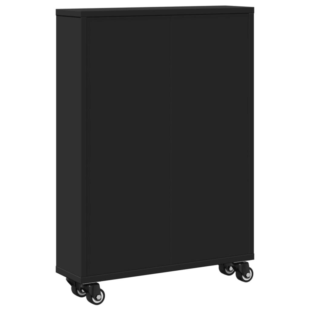VIDAXL Chariot de bureau Blanc 60x45x60 cm Bois d'ingenierie pas cher