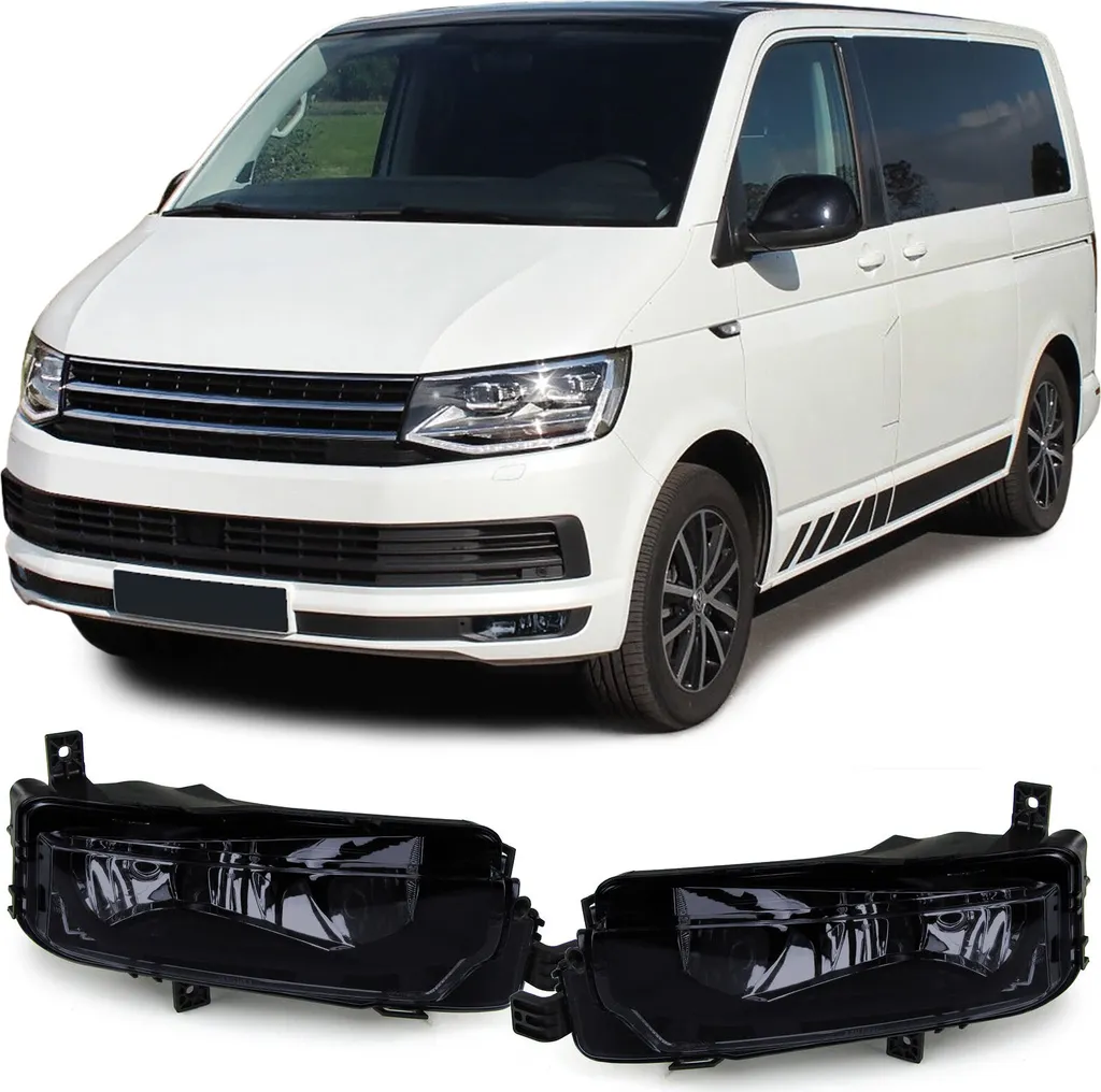 Coppia Fendinebbia Neri per Volkswagen T6 VI 2015-2019 | Sinistro Destro