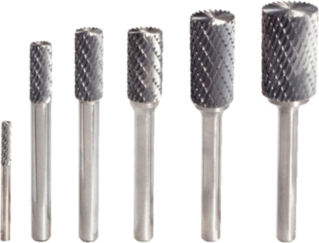 KS Tools HM Zylinder-Frässtift Form A mit Stirnverzahnung, 3 mm