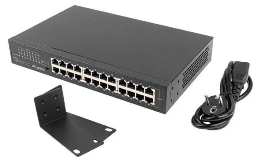 Lanberg RSGE-24, Nie zarządzany, Gigabit Ethernet Zdjęcie produktu 