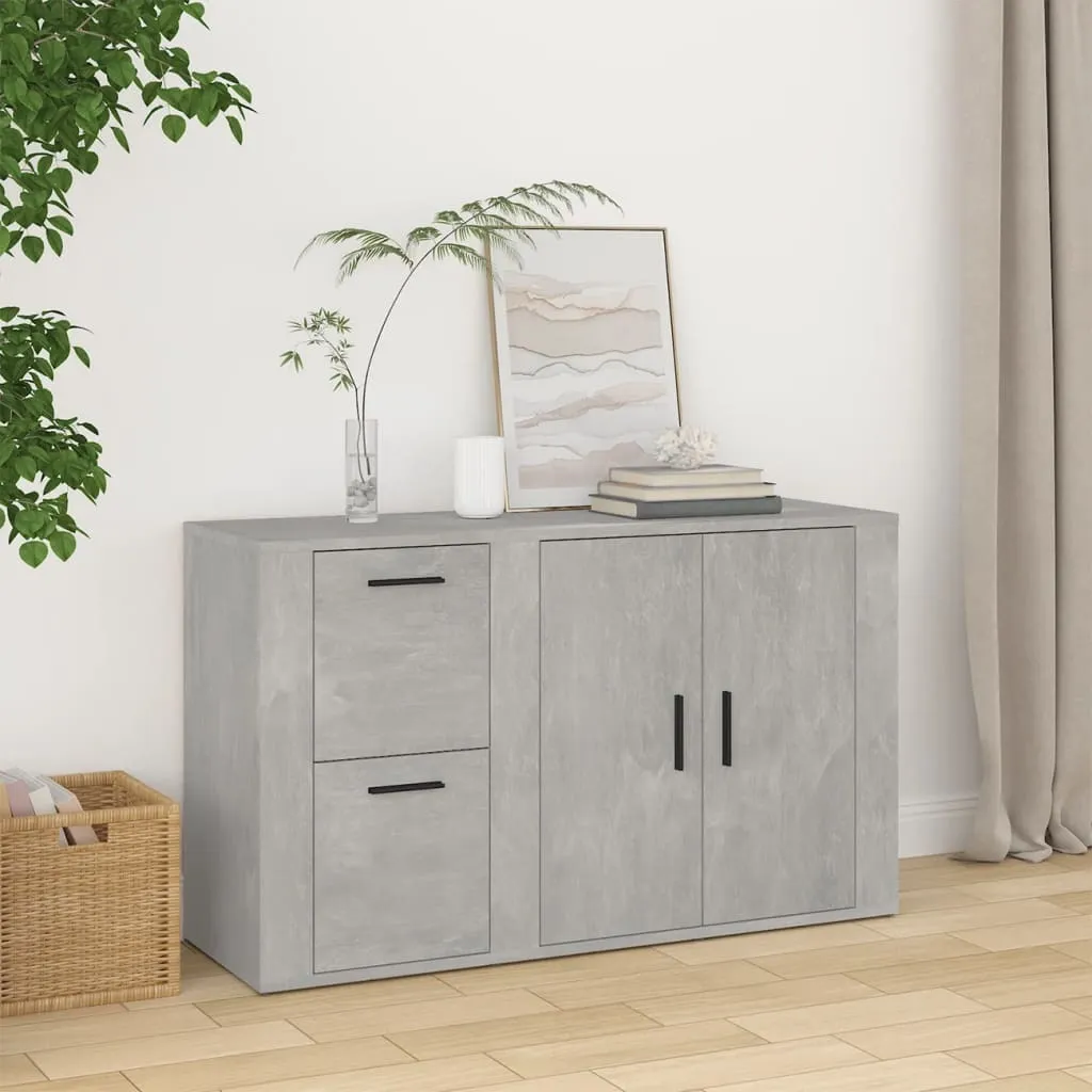 Mobili Soggiorno: Madia Grigio Cemento 100x33x59,5 - vidaXL