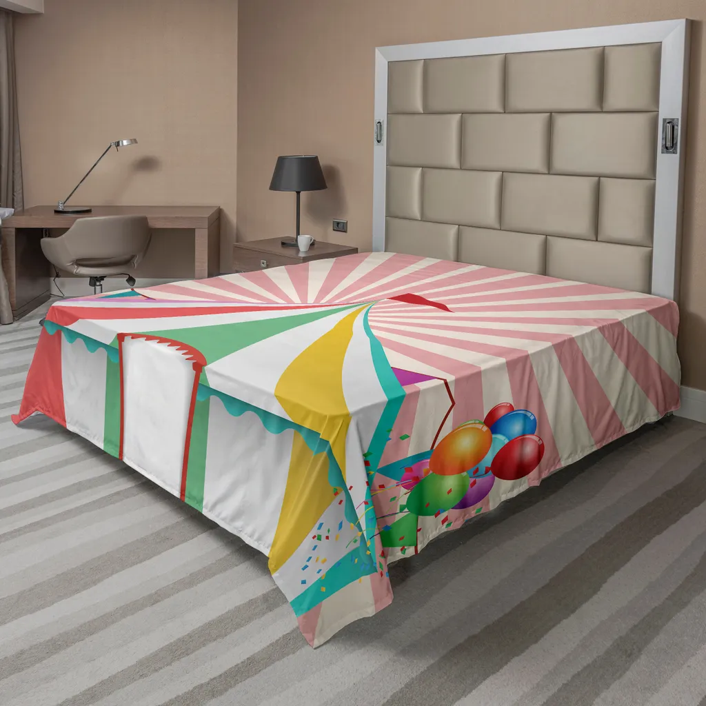 Lenzuolo Vintage Circo ABAKUHAUS 266x260 cm - Decorazione Retrò
