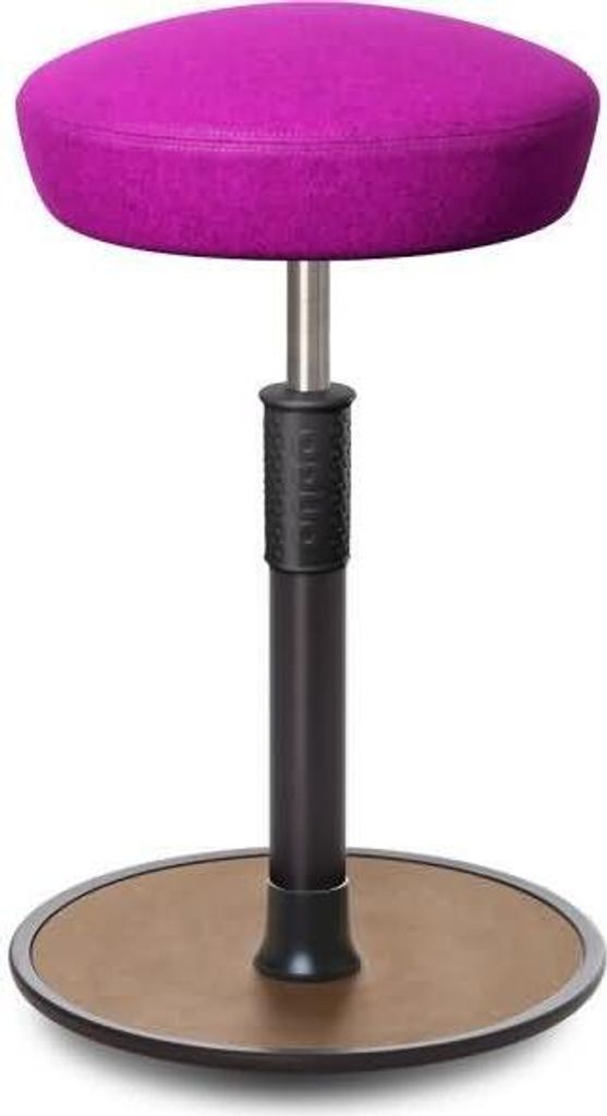 Sitz- Stehhocker Free Tall Hutsitz kvadrat Divina Mel. Pink schwarz /Natur.