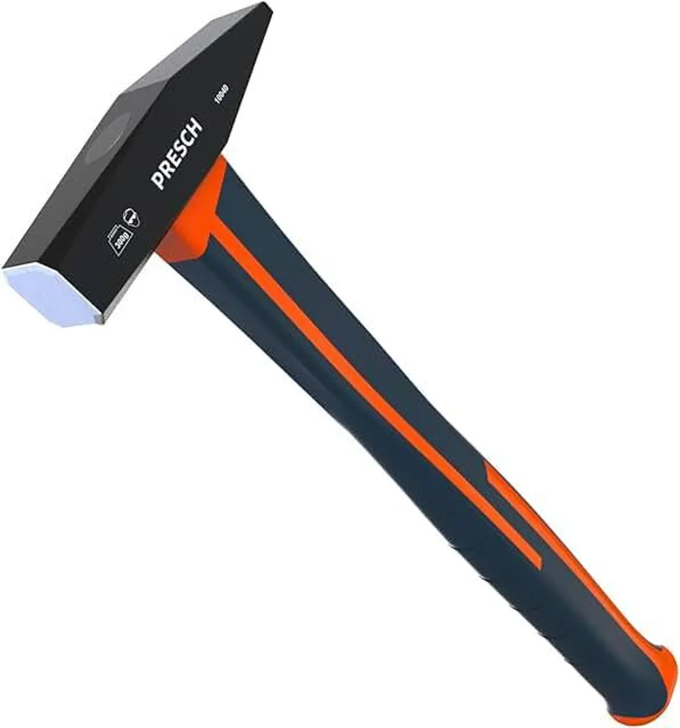 Promat Martello Da Fabbro 811 – 2000 G (2 Kg) Con Manico In Hickory, Acciaio Forgiato, Per Officina Professionale