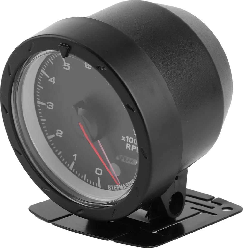 Compte-tours Analogique de 65 mm avec Double LED Rouge et Blanche 12V