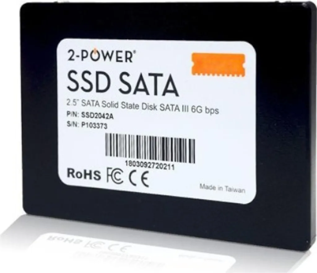 SSD 2-POWER 256GB Rapide et Robuste - SATA III 2.5 Pouces SSD2042B