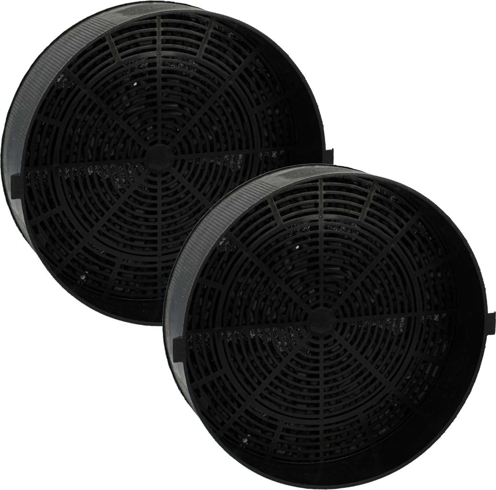 vhbw 2x Aktivkohlefilter kompatibel mit Alno AEF3800W - 942640943 Dunstabzugshaube - 16 cm