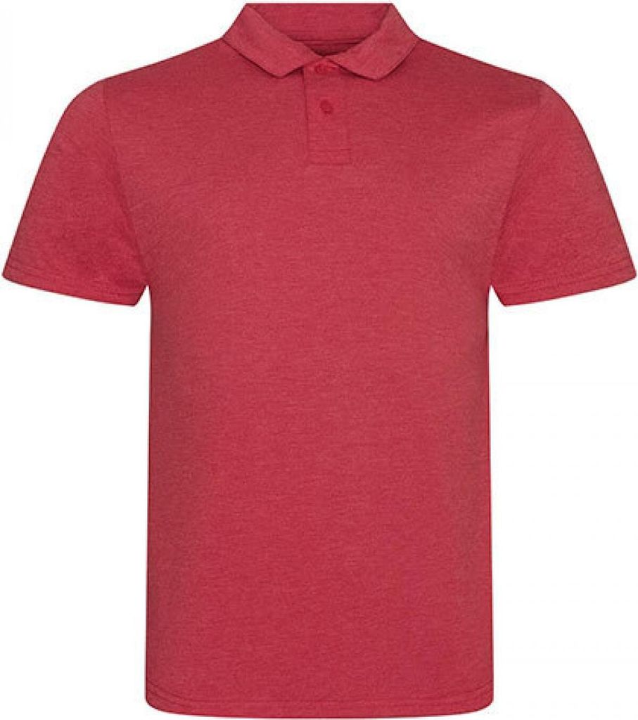 Just Ts & Polos JP001 | Herren Tri-Blend Polo / (WRAP)- - Farbe: Heather Red - Größe: XXL