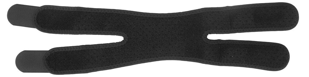 Patella-Kniebandage, weich, bequem, atmungsaktiv, stoßfest, verstellbar, Kniebandage für Damen und Herren, Schwarz