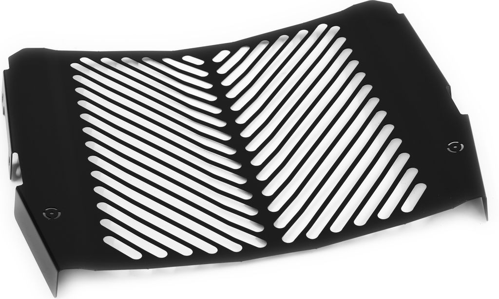 ZIEGER Kühlerabdeckung kompatibel mit Triumph Speed Triple 1200 RR Clean schwarz