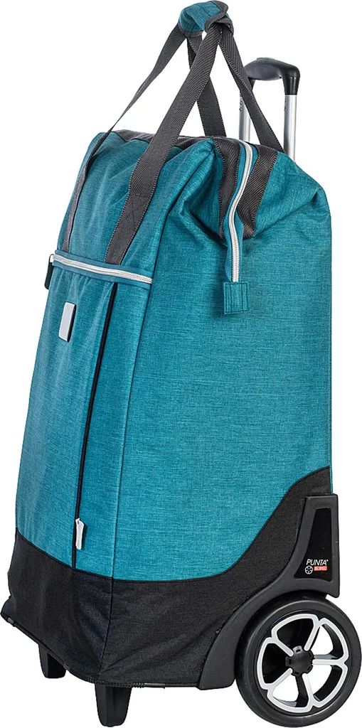 PUNTA Shopping Trolley 40L Ocean Teal: Robustezza e Volume XL - 3