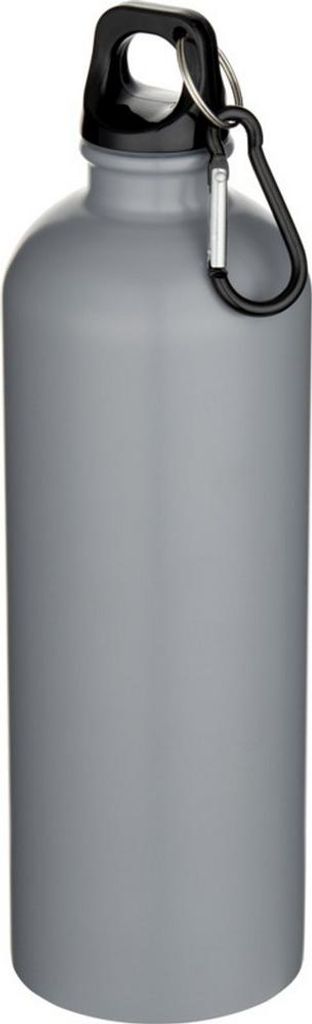 Floso - "Oregon" Wasserflasche, Recycelter Edelstahl, Karabinerverschluss, 750ml PF4783 (Einheitsgröße) (Grau)