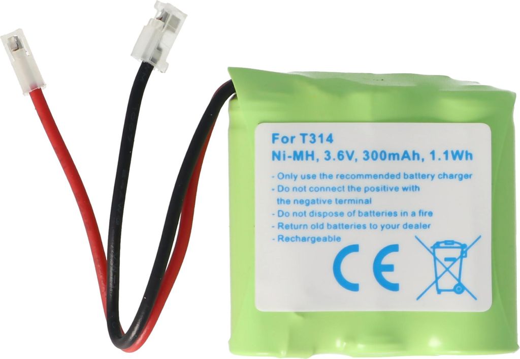 Akku passend für Schnurlos-Telefon Universal, AUDIOL, Sagem, NiMH, 3,6V, 300mAh