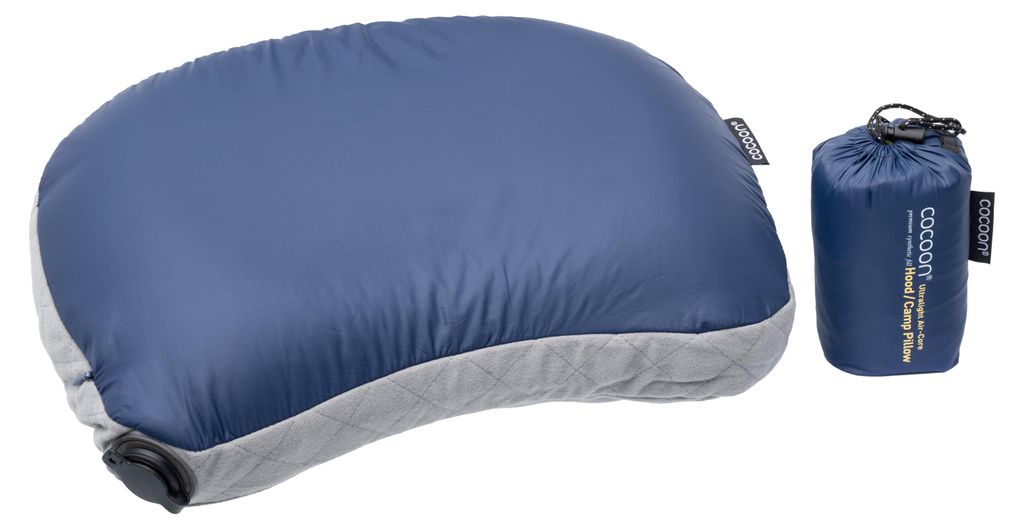 Cocoon Air Core Hood / Camp Pillow Ultralight (28x37cm) dark indigo/grey