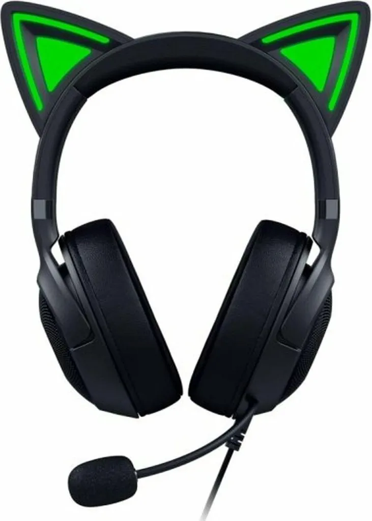 Razer Kraken Kitty V2 Noir Casque Gaming USB-A avec Oreilles de Chat