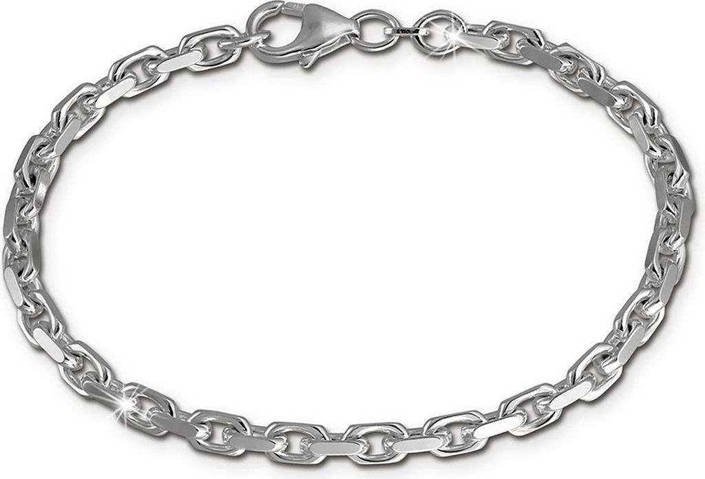 SilberDream 19cm Armband Anker poliert silber Damen Herren Schmuck D2SDA2339J