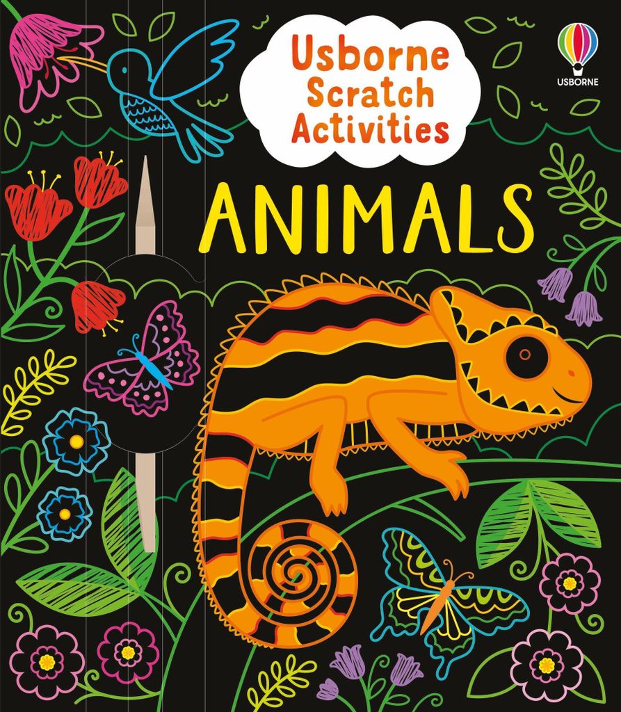 Usborne Publishing Usborne Scratch Activities Animals, 24 Seiten