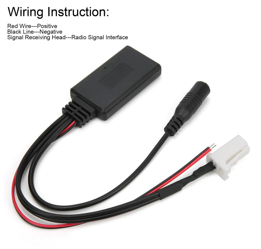 Bluetooth-Audio-AUX-Eingangsadapter mit Mikrofon und Freisprecheinrichtung – passend für Suzuki Swift/Vitra/Jimni