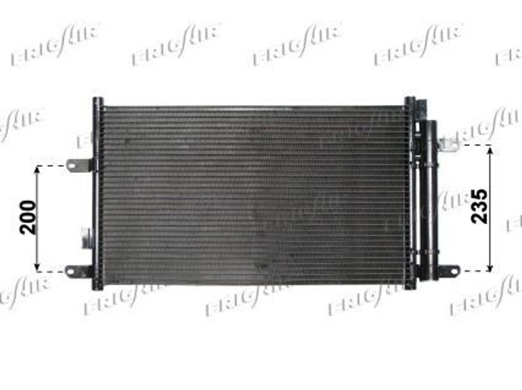 FRIGAIR 0804.2068 Kondensator Klimaanlage Klimakondensator für IVECO DAILY III Pritsche/Fahrgestell