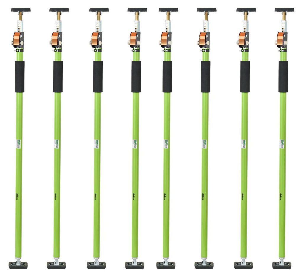 8x Einhandstütze 160–290 cm Montagestütze Deckenstütze Produktbild 