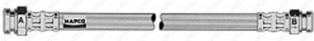 Bremsschlauch HA, FORD FOCUS 10/98-, für Fahrzeuge mit Trommelbremse
