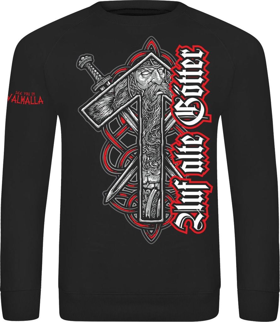 Herren Sweatshirt Auf alte Götter