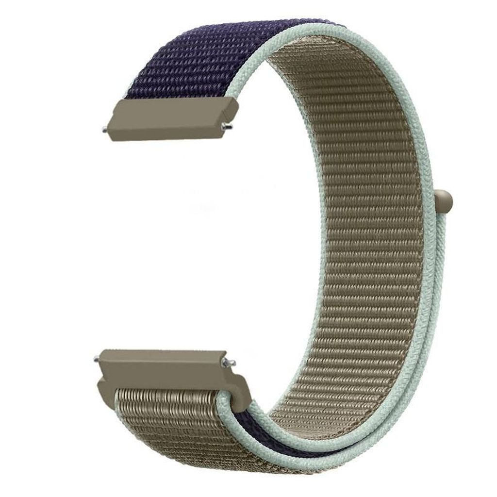 FFO2World 22-mm-Nylon-Klettarmband für Smartwatches – Kompatibel mit Samsung, Polar, Garmin, Huawei GT 6 (46 mm) – Farbe 6