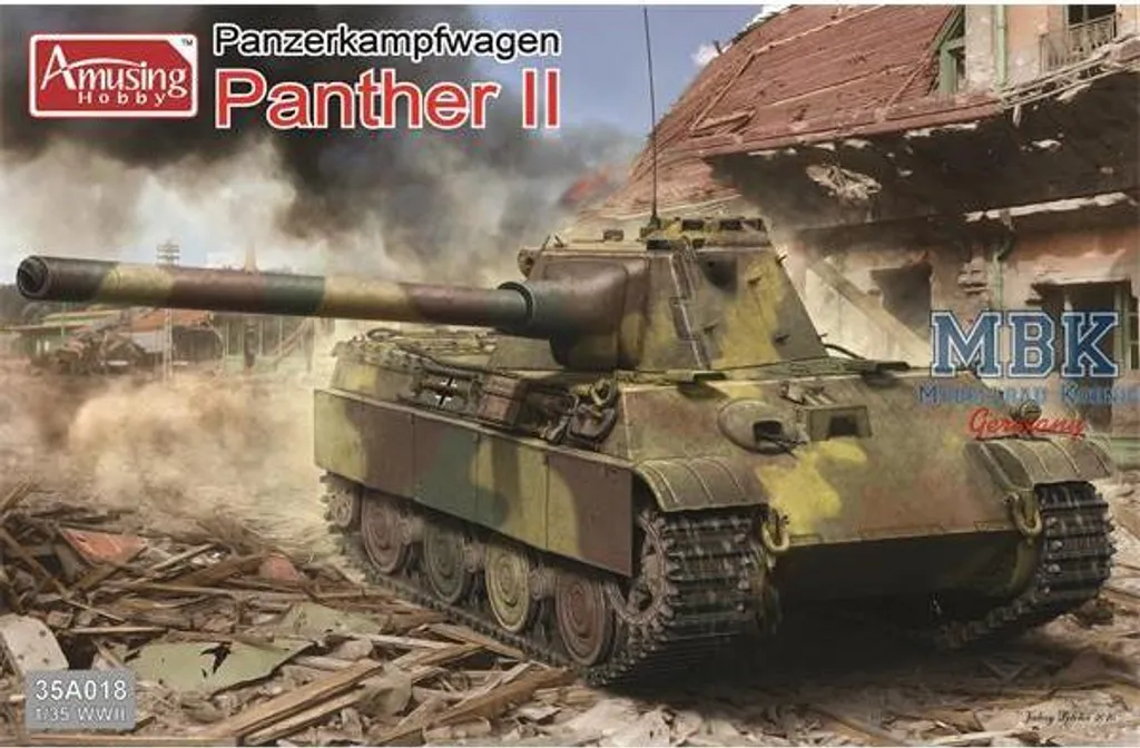 Panther II Amusing Hobby AH35A018 avec tourelle Schmalturm kit 1/35