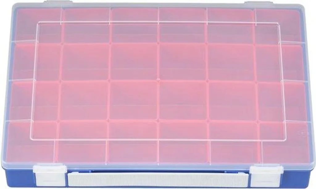 Casier de rangement pour vis et quincaillerie avec 24 bacs modulables