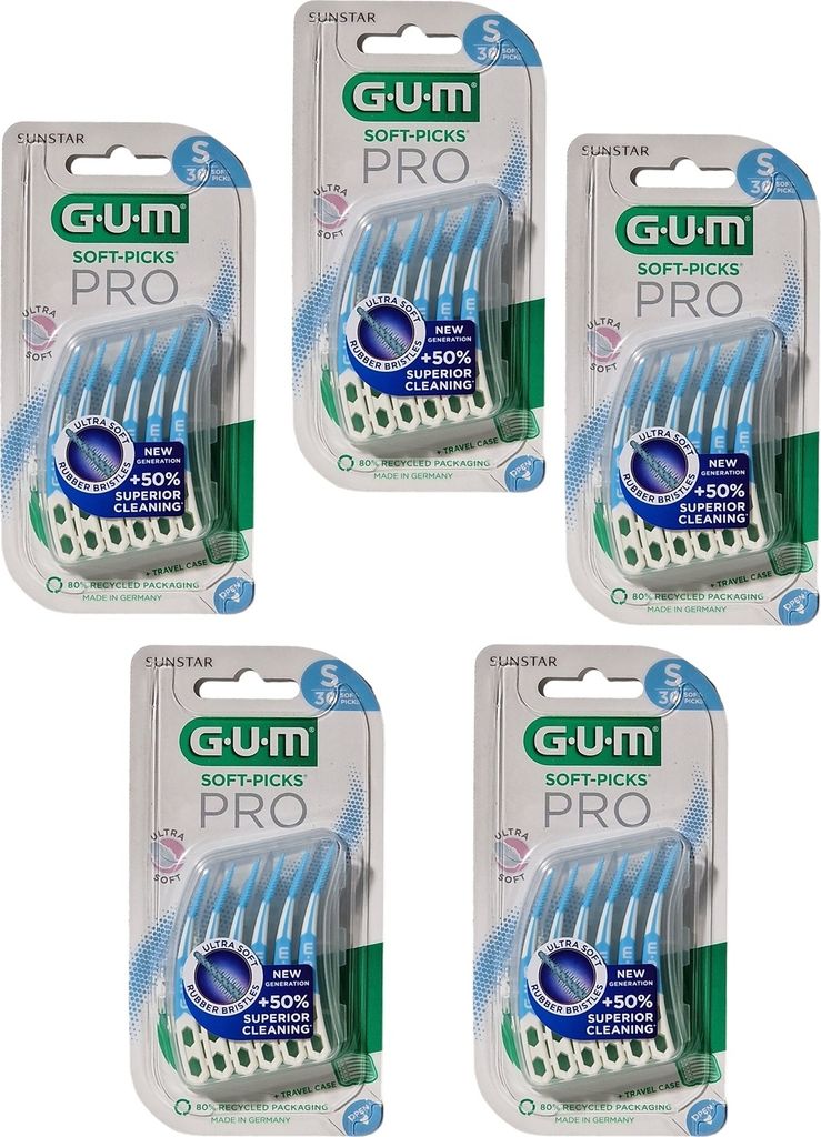 5x GUM Soft-Picks Pro Small 5x 30 Stück Produktbild 