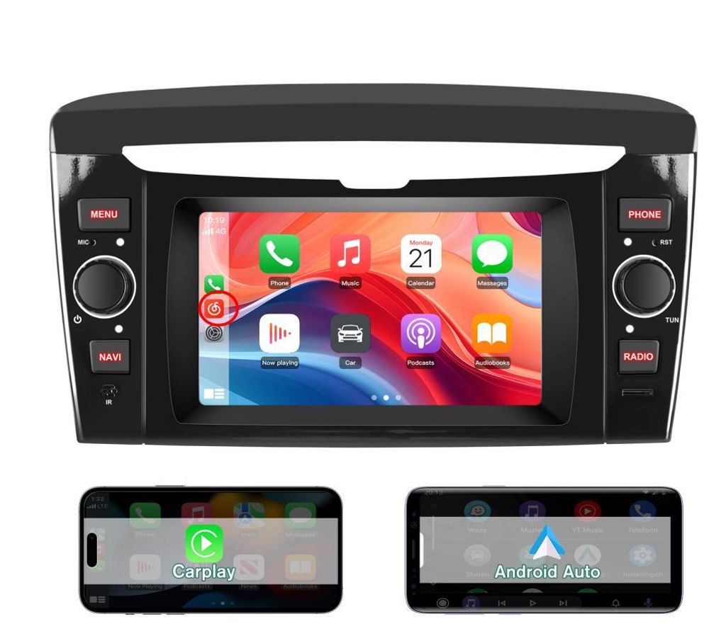 Pre Lancia Ypsilon 2012-2020 Carplay Android 15 Autorádio Obrázok produktu 
