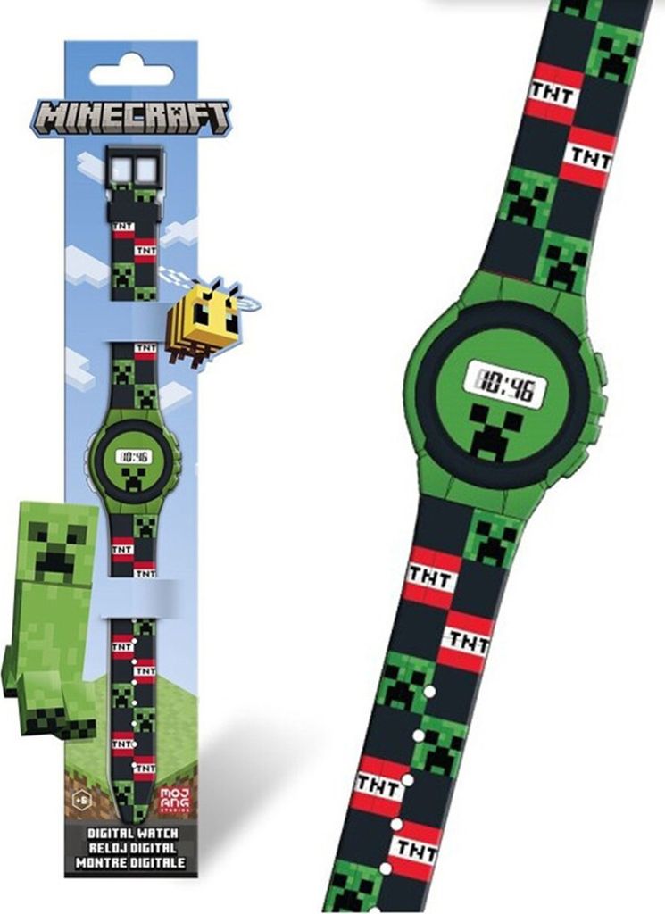 Minecraft TNT digitale Armbanduhr für Kinder Produktbild 