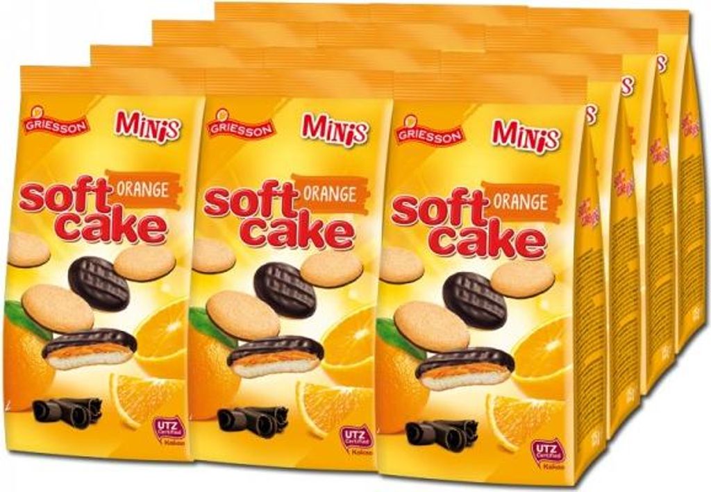 12x Griesson Soft Cake Orange Minis 125g Beutel #1