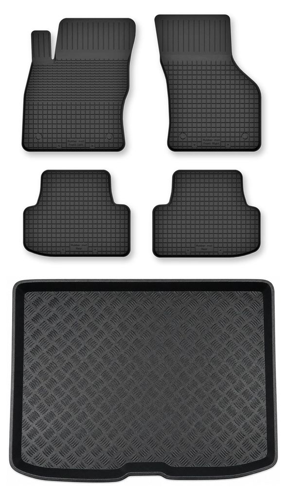 Tapis en caoutchouc + bac de coffre pour Audi A3 8V Image du produit 