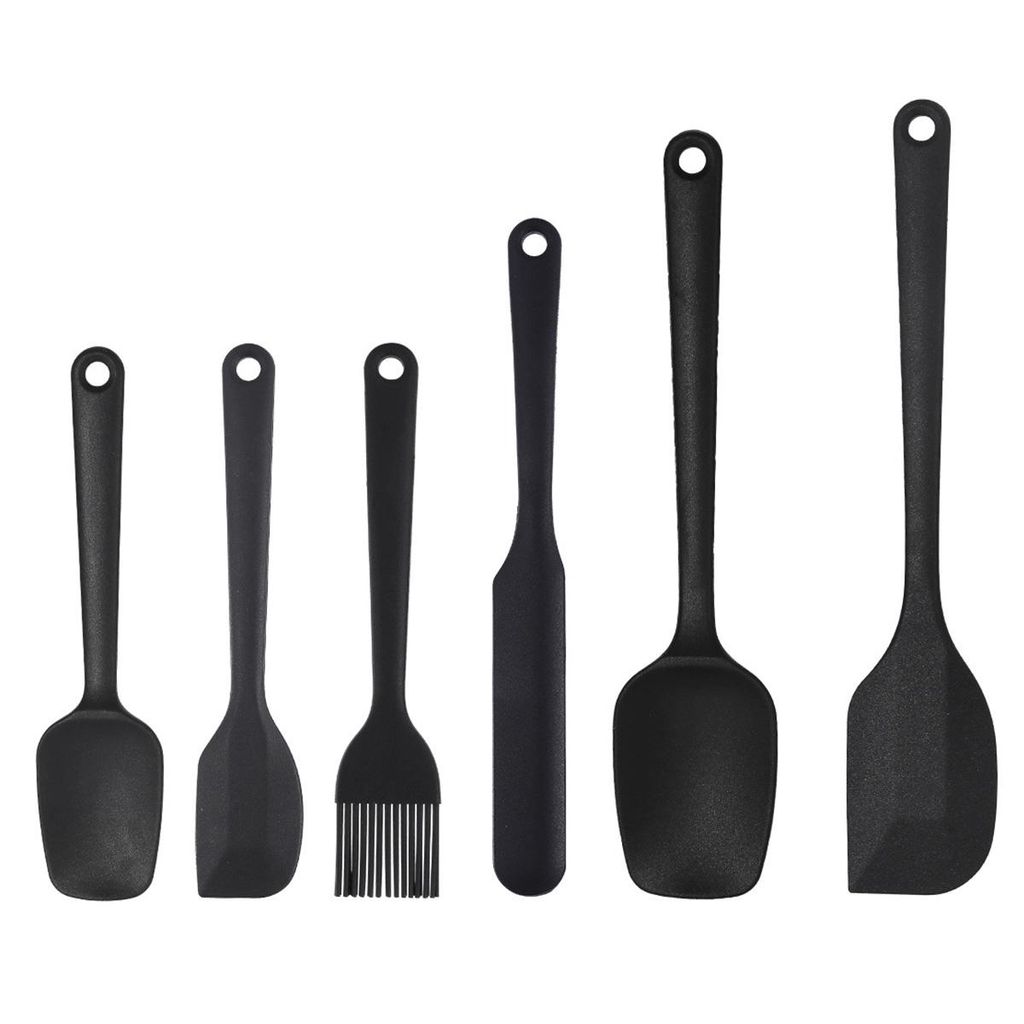 6-teiliges Silikon Spatel & Pinsel Set – Flexibel, Produktbild 