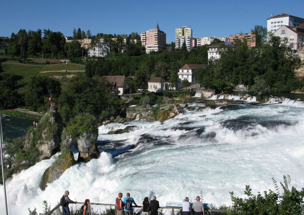 hansepuzzle 35962 - Rheinfall Puzzle, 260 Teile, Reisen, 41,0 x 28,0cm mit hochwertiger Aufbewahrung, Kartonbox und wiederverschließbarem Beutel