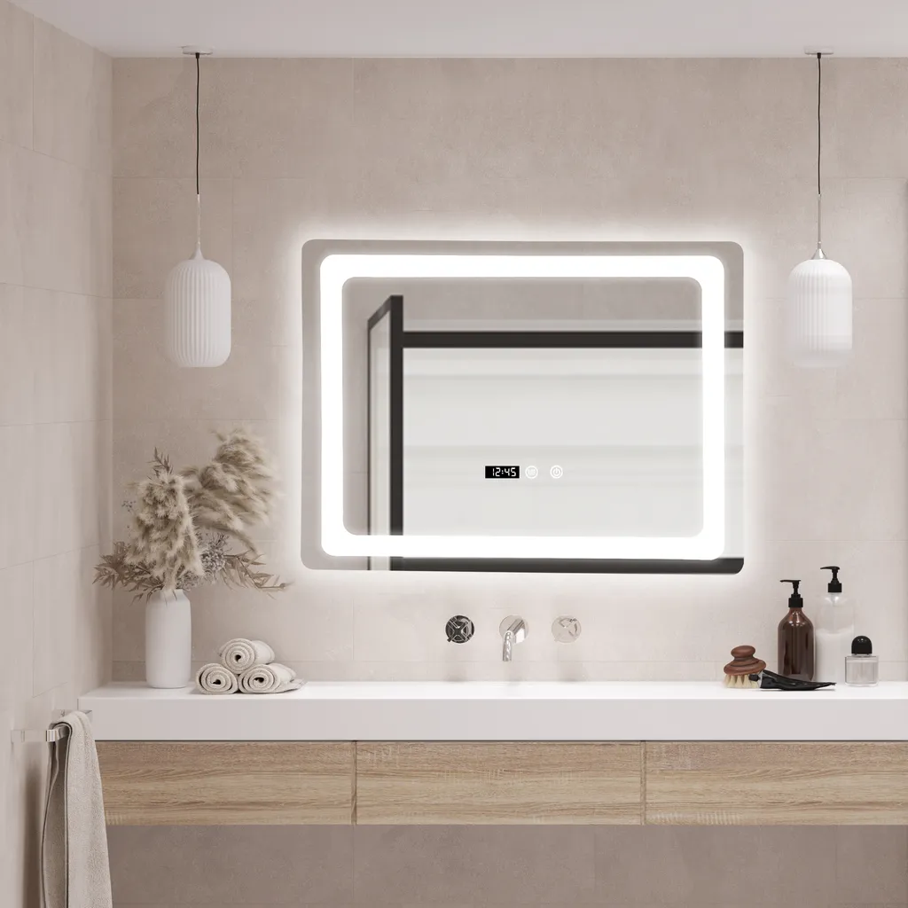 Specchio LED Casoli 50x70 per Tutta la Famiglia | Touch e Anti-Vapore