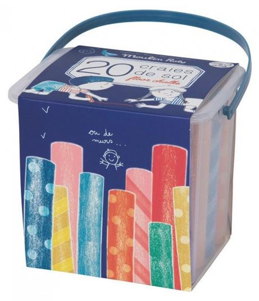 Bunte runde Kreide, Moulin Roty