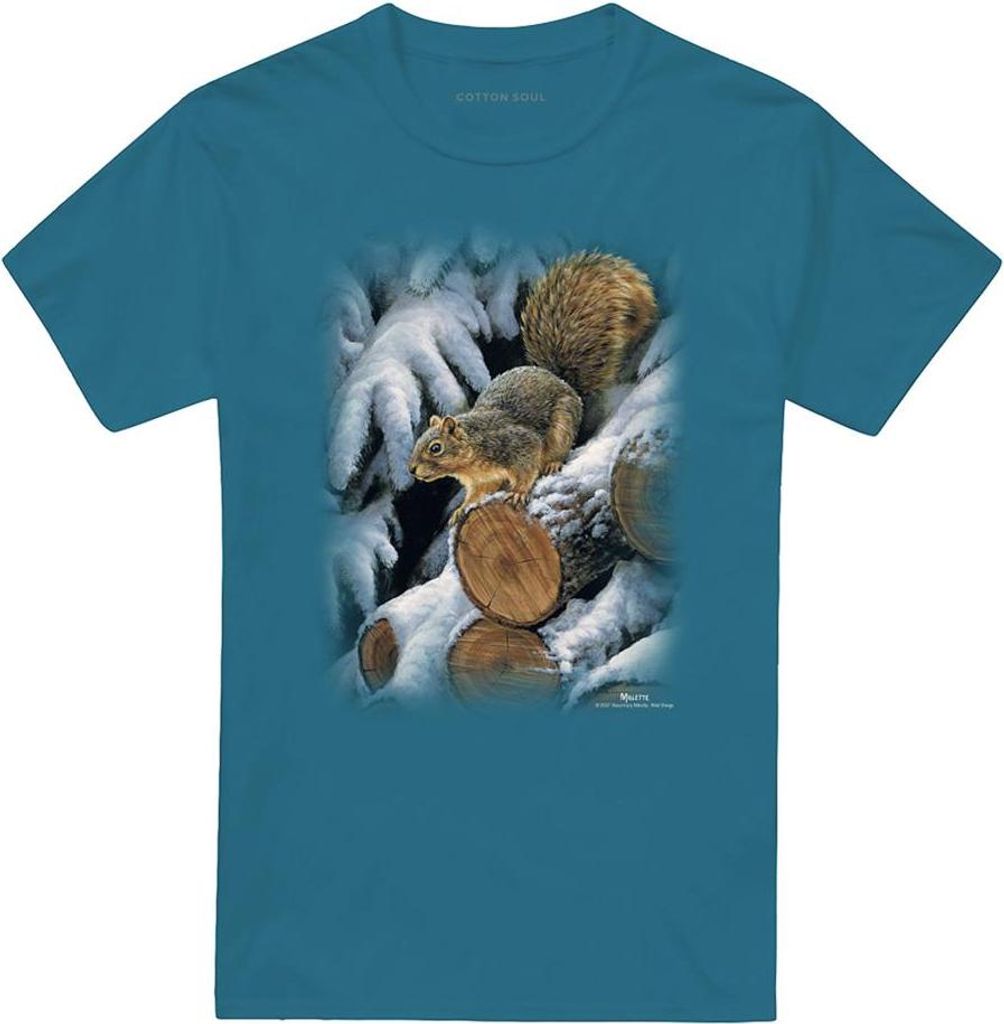 Wildlife - "Wood Pile" T-Shirt für Herren/Damen Uni TV28978 (XXL) (Schiefer)