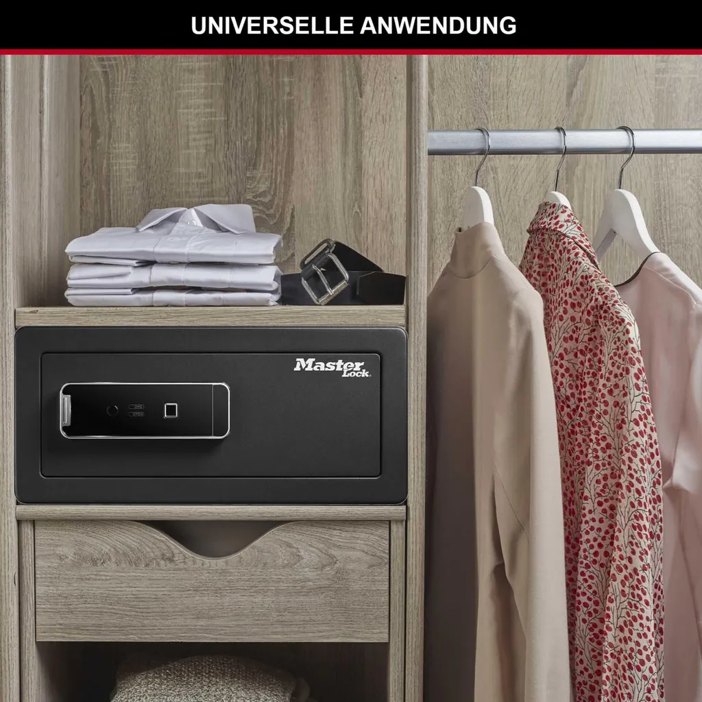 Coffre-fort Biométrique LX110BEURHRO Idéal pour Documents et Bijoux