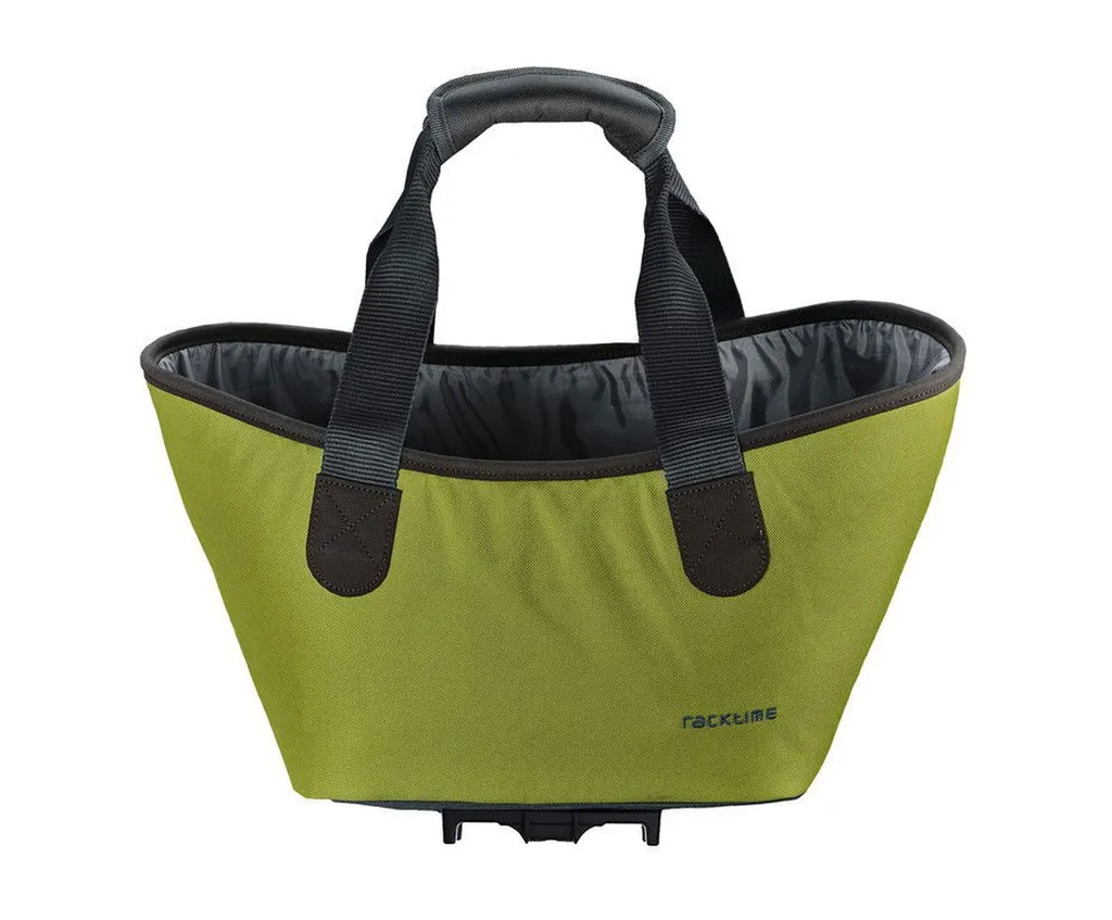 Sacoche de Vélo Racktime Agnetha 2.0 Vert - Cabas avec Fixation Snapit