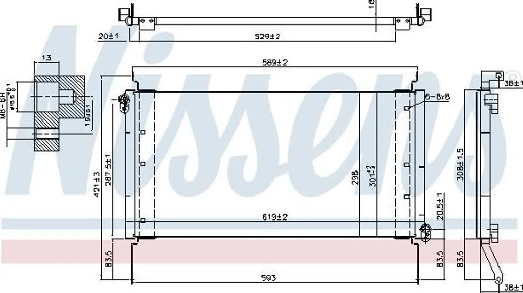 Stop aux fuites de clim : Condenseur 46406321 pour Fiat Bravo et Marea