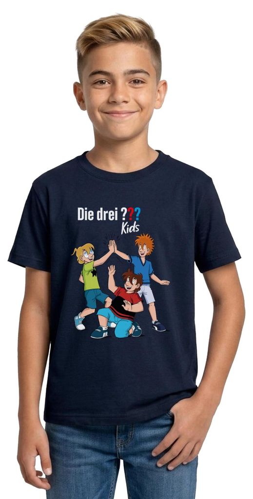 Spreadshirt Die Drei Fragezeichen Kids Detektive Team Produktbild 
