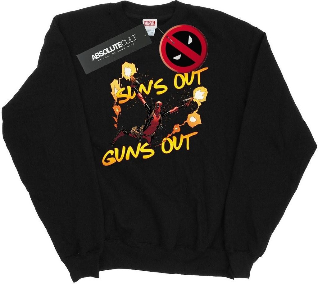Marvel - "Sun's Out Guns Out" Sweatshirt für Herren BI21104 (3XL) (Schwarz)