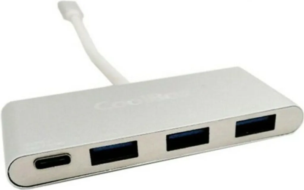 Hub USB C CoolBox COO-HUC3U3PD Alluminio
