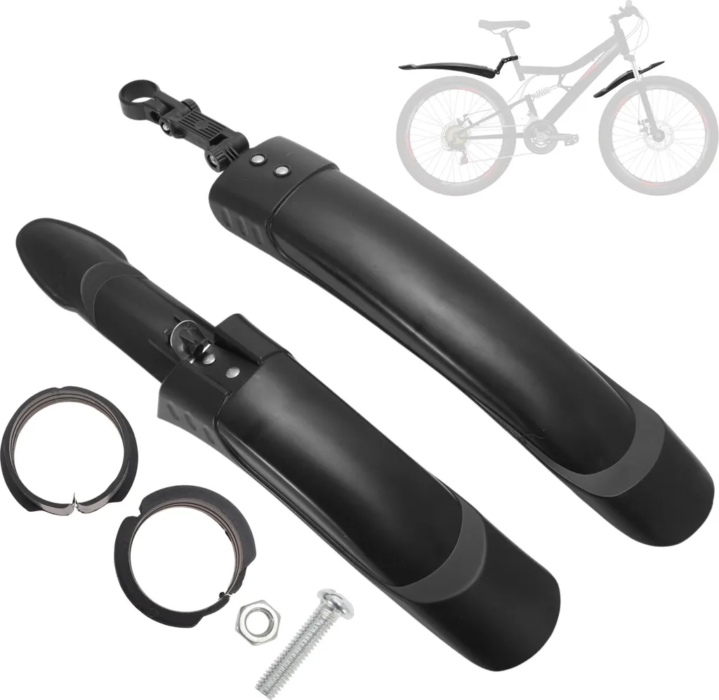 Fini le Dos Mouillé : Garde-Boue de Vélo Avant et Arrière Haute Protection