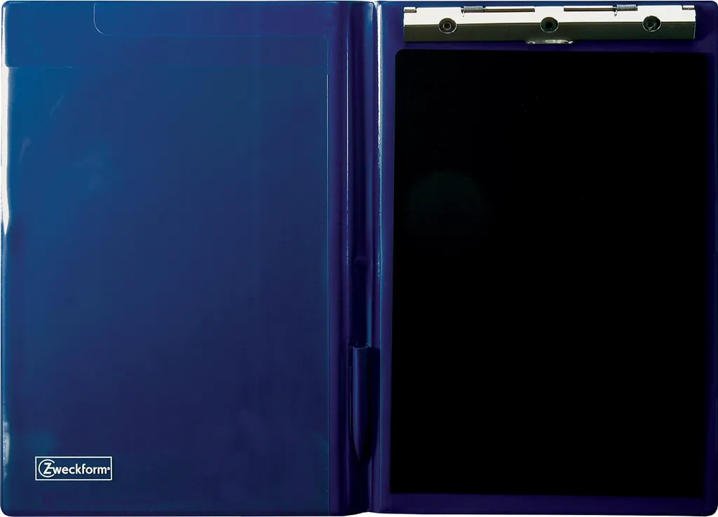 AVERY Zweckform Klemm-Mappe, A4, PVC-Folie, blau für Schnelltrennsätze (2301)