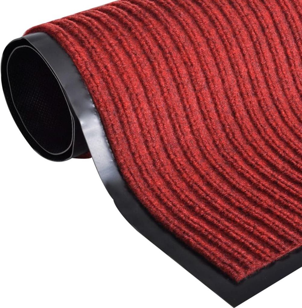 vidaXL Türmatte Rot 117x220 cm PVC