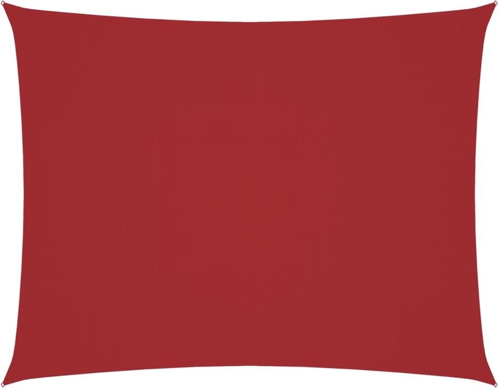 vidaXL Sonnensegel Oxford-Gewebe Rechteckig 2,5x3,5 m Rot